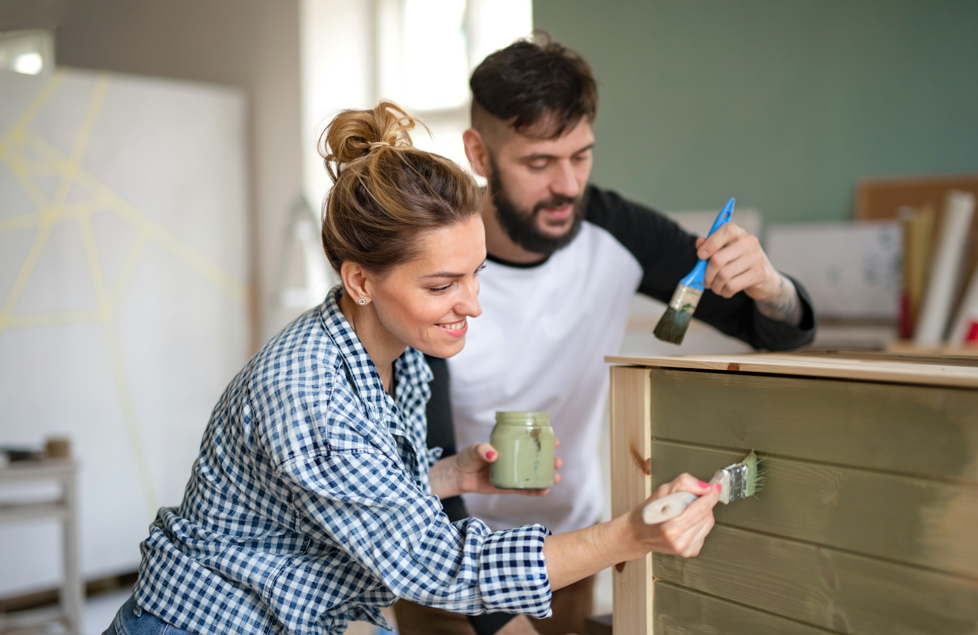 cabinet painting